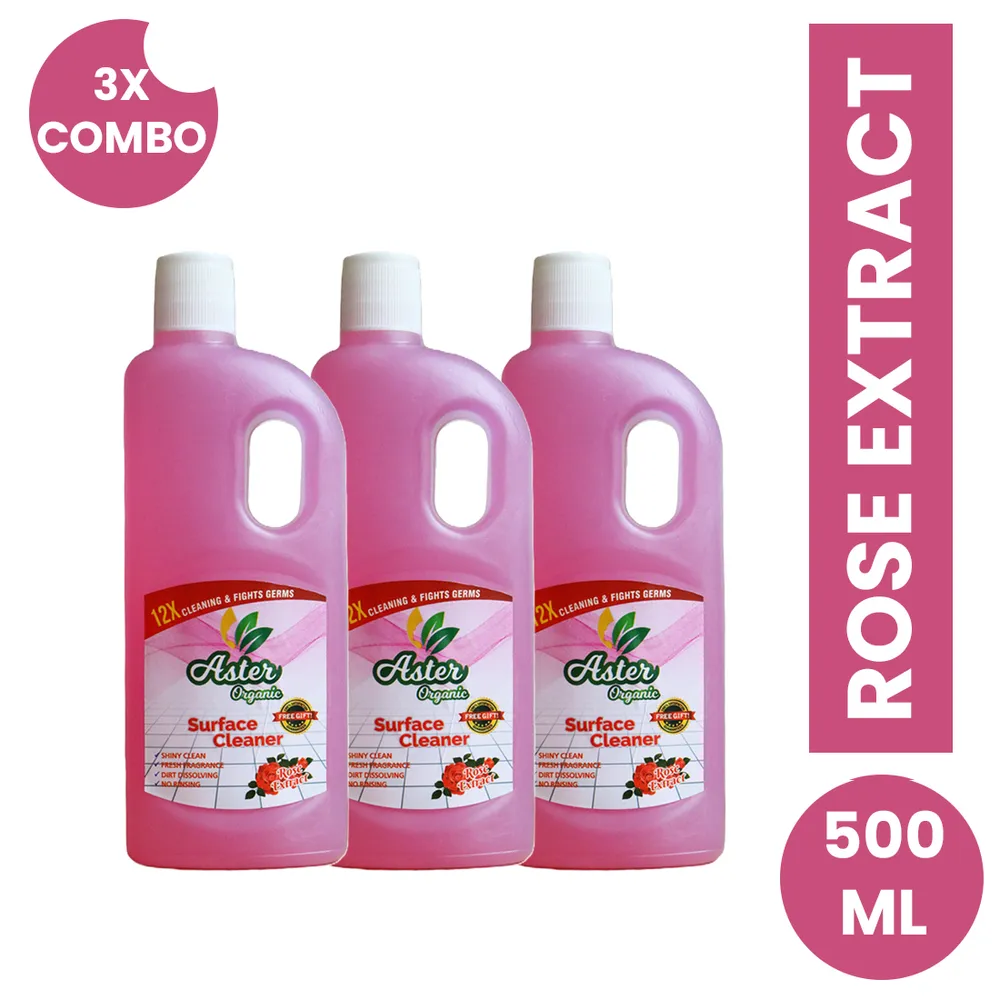 Aster Organic Surface Cleaner 500ml 3x combo