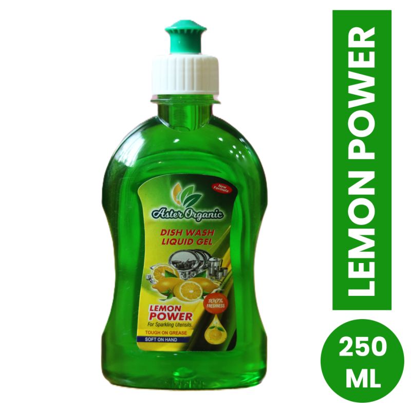 Aster's Dish Wash Liquid Gel Lemon Power 250ml
